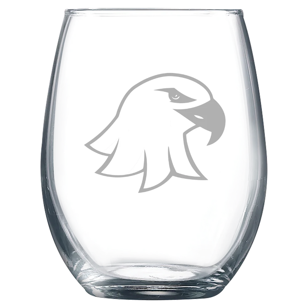 State University of New York at Brockport Polar Camel 9 oz. Stemless Wine Glass