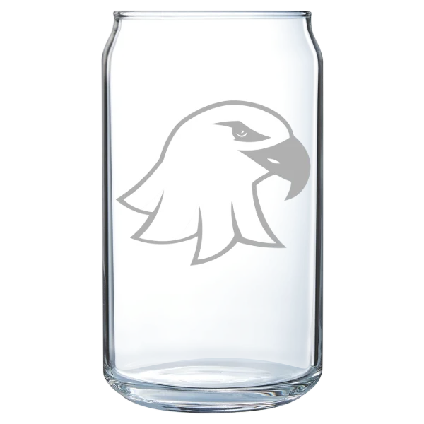 State University of New York at Brockport Polar Camel 16 oz. Can Glass