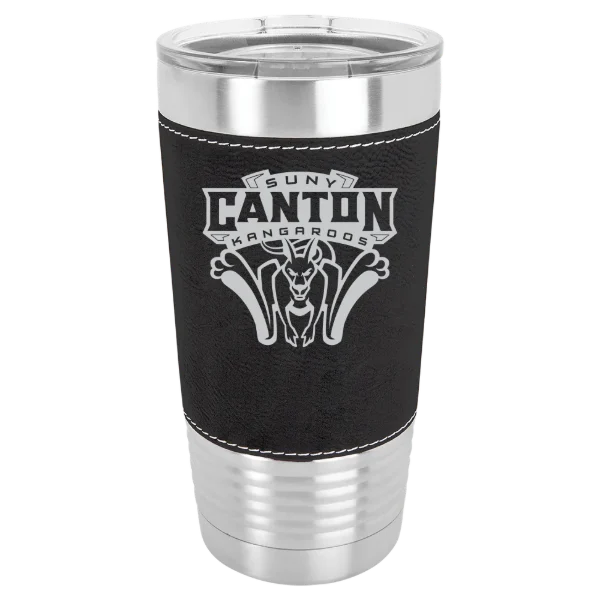 State University of New York at Canton Polar Camel 20 oz. Leatherette Grip Tumbler with Standard Lid