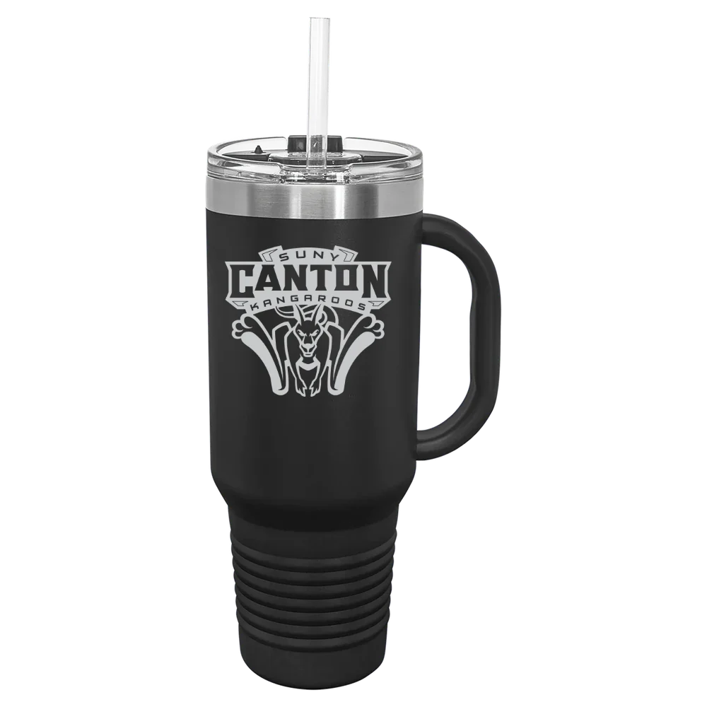 State University of New York at Canton Polar Camel 40 oz. Travel Mug with Snap Lid & Straw