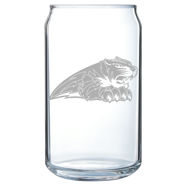 State University of New York at Cobleskill Polar Camel 16 oz. Can Glass