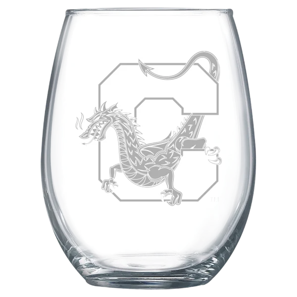 State University of New York at Cortland Polar Camel 15 oz. Stemless Wine Glass