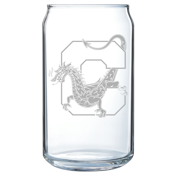 State University of New York at Cortland Polar Camel 16 oz. Can Glass