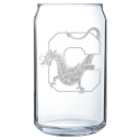 State University of New York at Cortland Polar Camel 16 oz. Can Glass