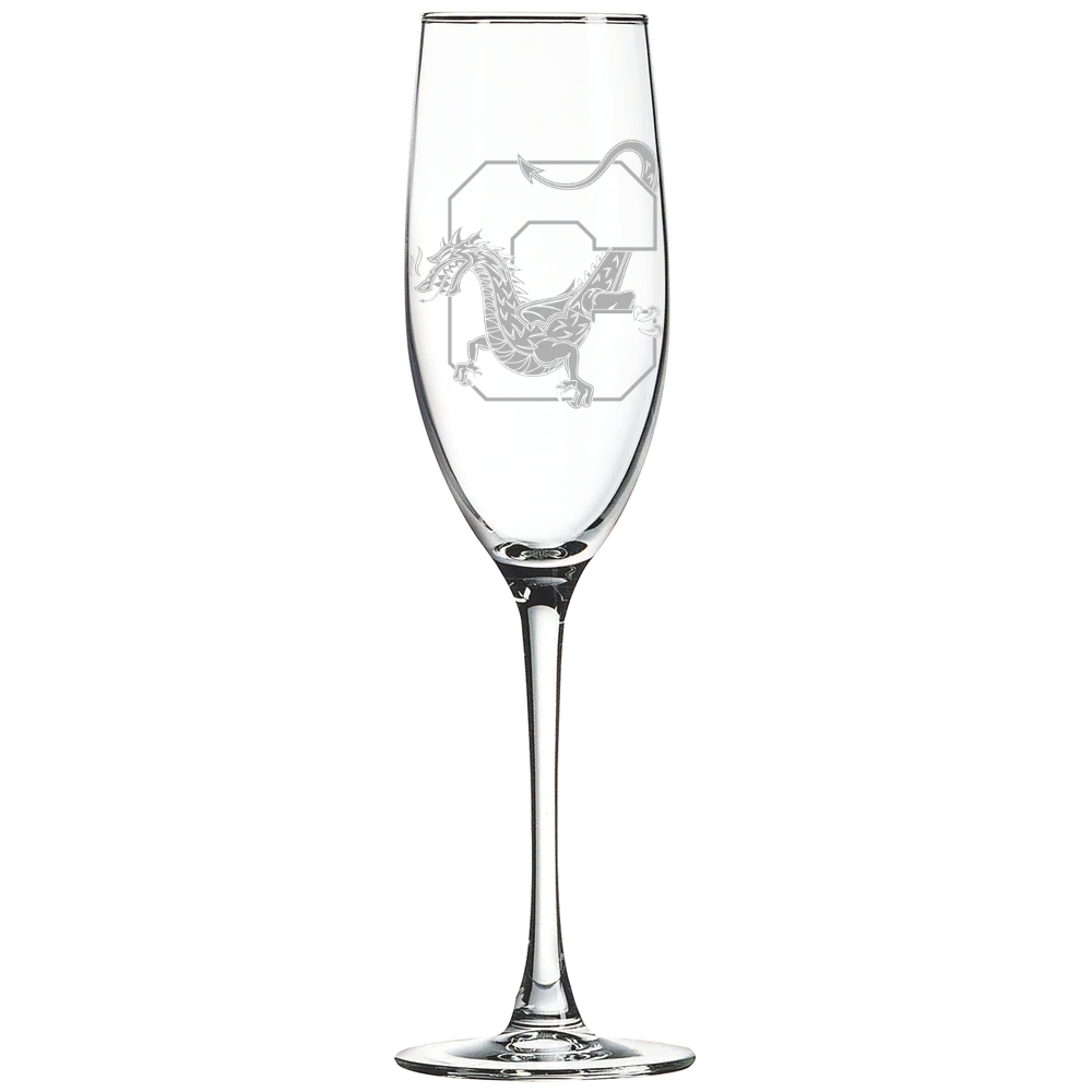 State University of New York at Cortland Polar Camel 8 oz. Champagne Flute