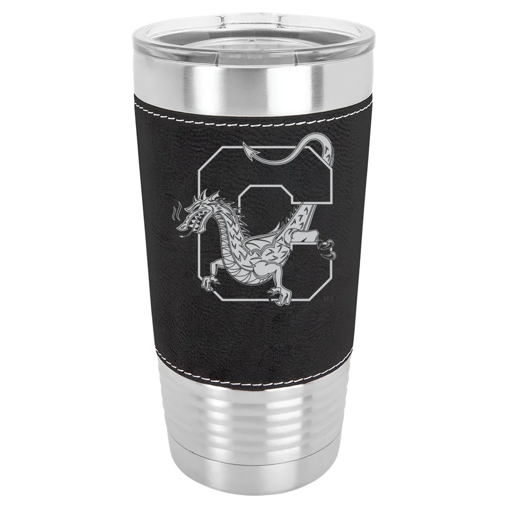 State University of New York at Cortland Polar Camel 20 oz. Leatherette Grip Tumbler with Standard Lid