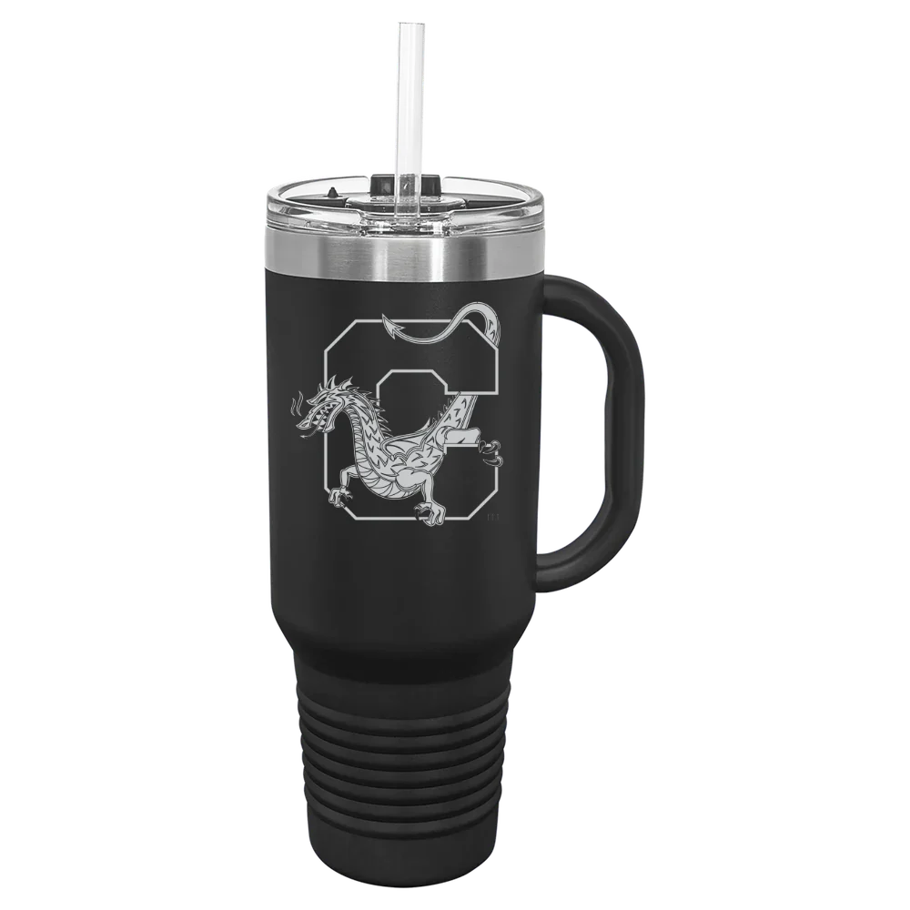 State University of New York at Cortland Polar Camel 40 oz. Travel Mug with Snap Lid & Straw