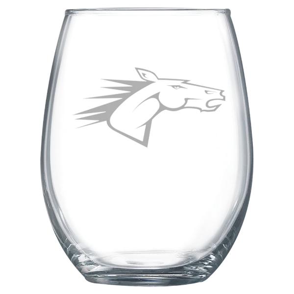 State University of New York at Delhi Polar Camel 15 oz. Stemless Wine Glass