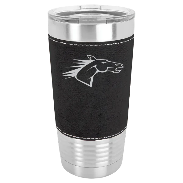 State University of New York at Delhi Polar Camel 20 oz. Leatherette Grip Tumbler with Standard Lid