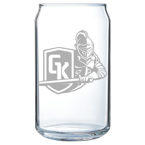 State University of New York at Geneseo Polar Camel 16 oz. Can Glass