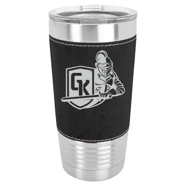 State University of New York at Geneseo Polar Camel 20 oz. Leatherette Grip Tumbler with Standard Lid