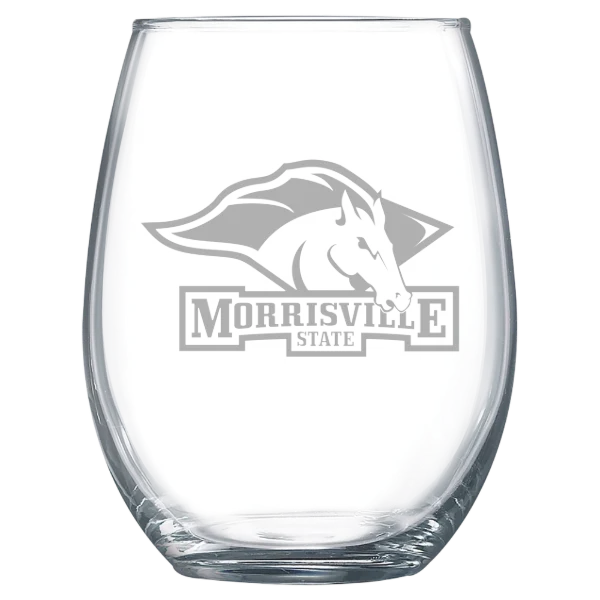 State University of New York at Morrisville Polar Camel 15 oz. Stemless Wine Glass