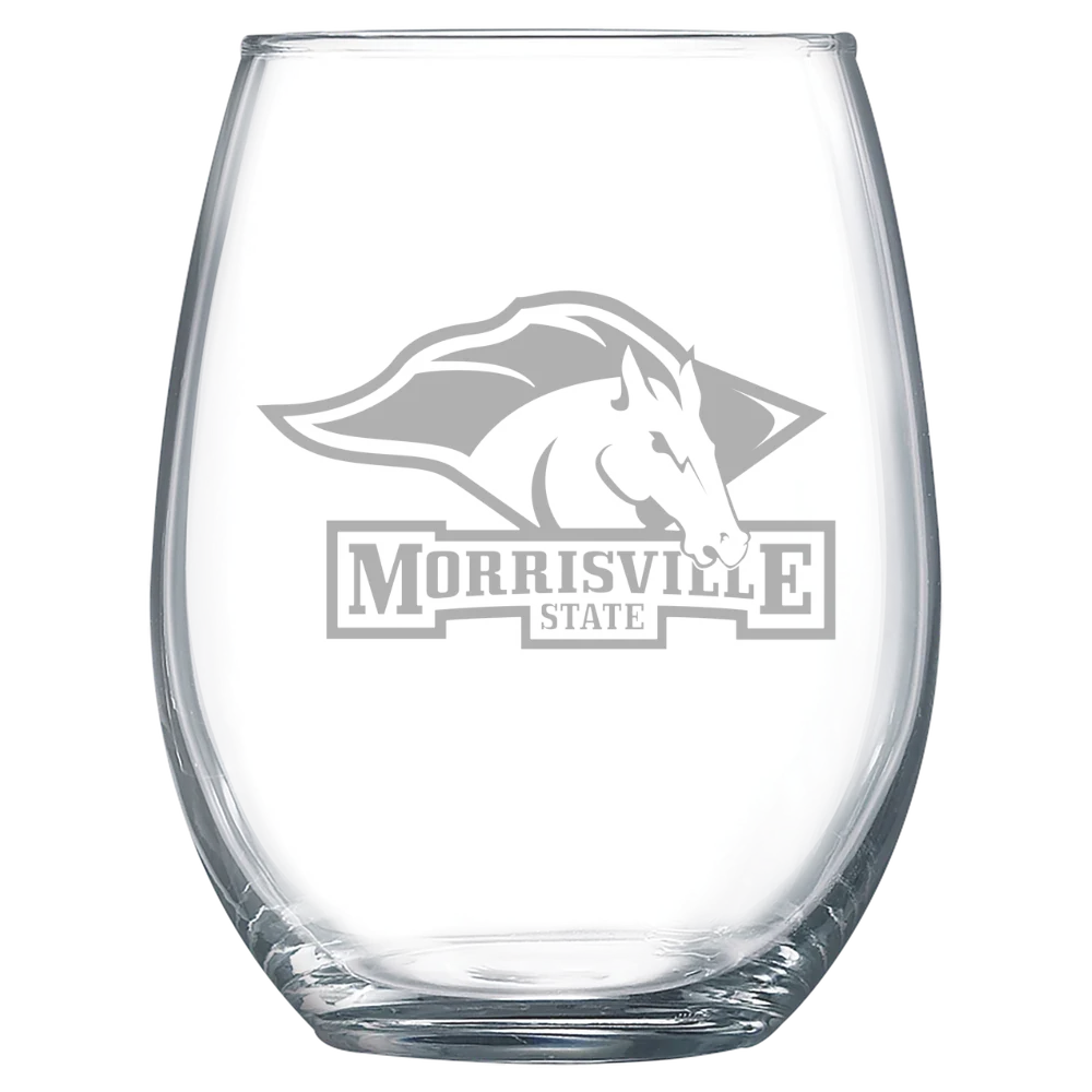 State University of New York at Morrisville Polar Camel 15 oz. Stemless Wine Glass