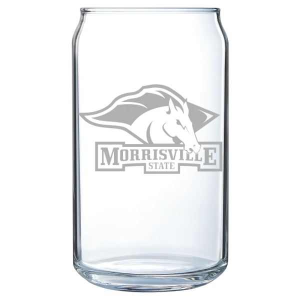 State University of New York at Morrisville Polar Camel 16 oz. Can Glass