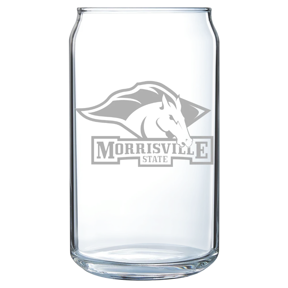 State University of New York at Morrisville Polar Camel 16 oz. Can Glass