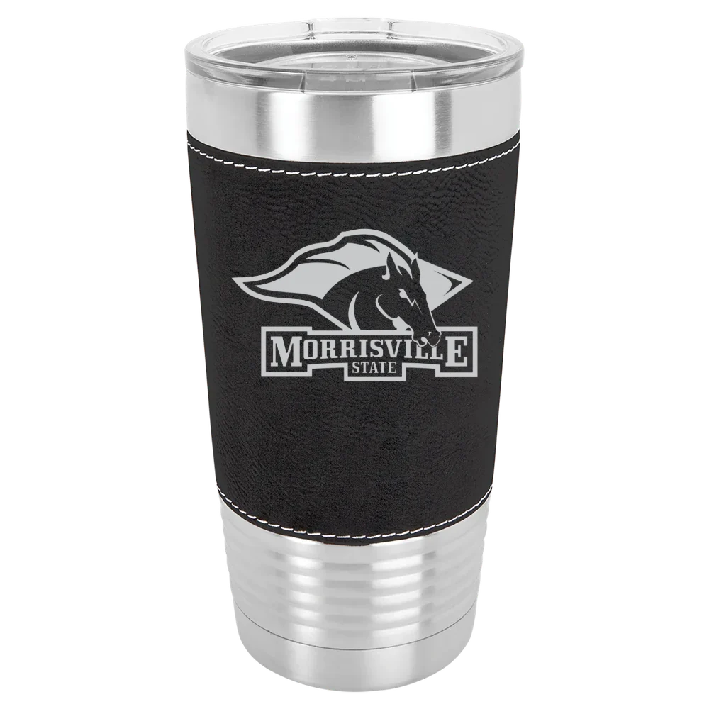 State University of New York at Morrisville Polar Camel 20 oz. Leatherette Grip Tumbler with Standard Lid