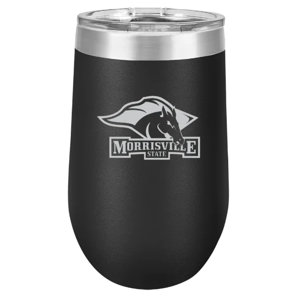 State University of New York at Morrisville Polar Camel 16 oz. Stemless Wine Tumbler