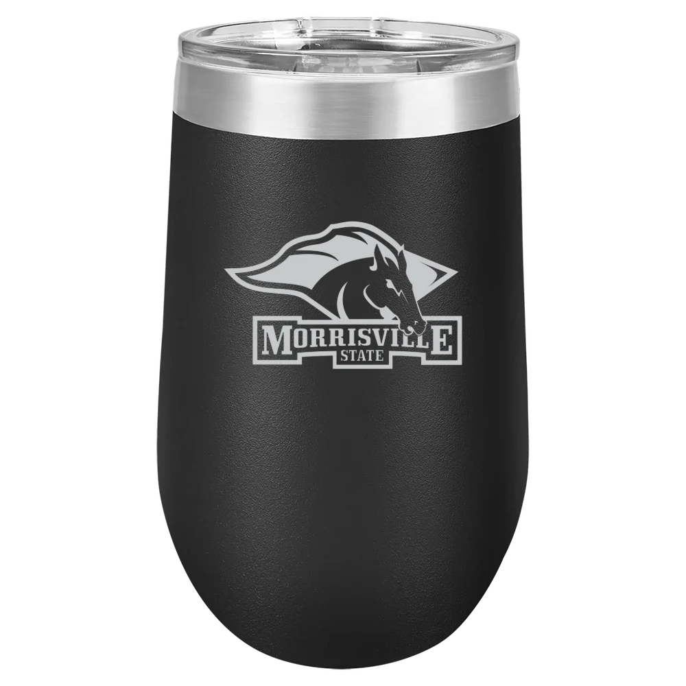 State University of New York at Morrisville Polar Camel 16 oz. Stemless Wine Tumbler