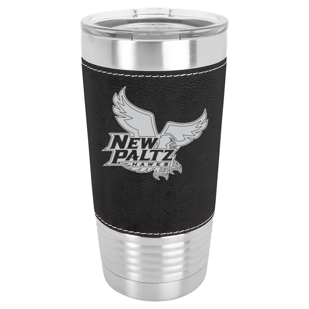 State University of New York at New Paltz Polar Camel 20 oz. Leatherette Grip Tumbler with Standard Lid