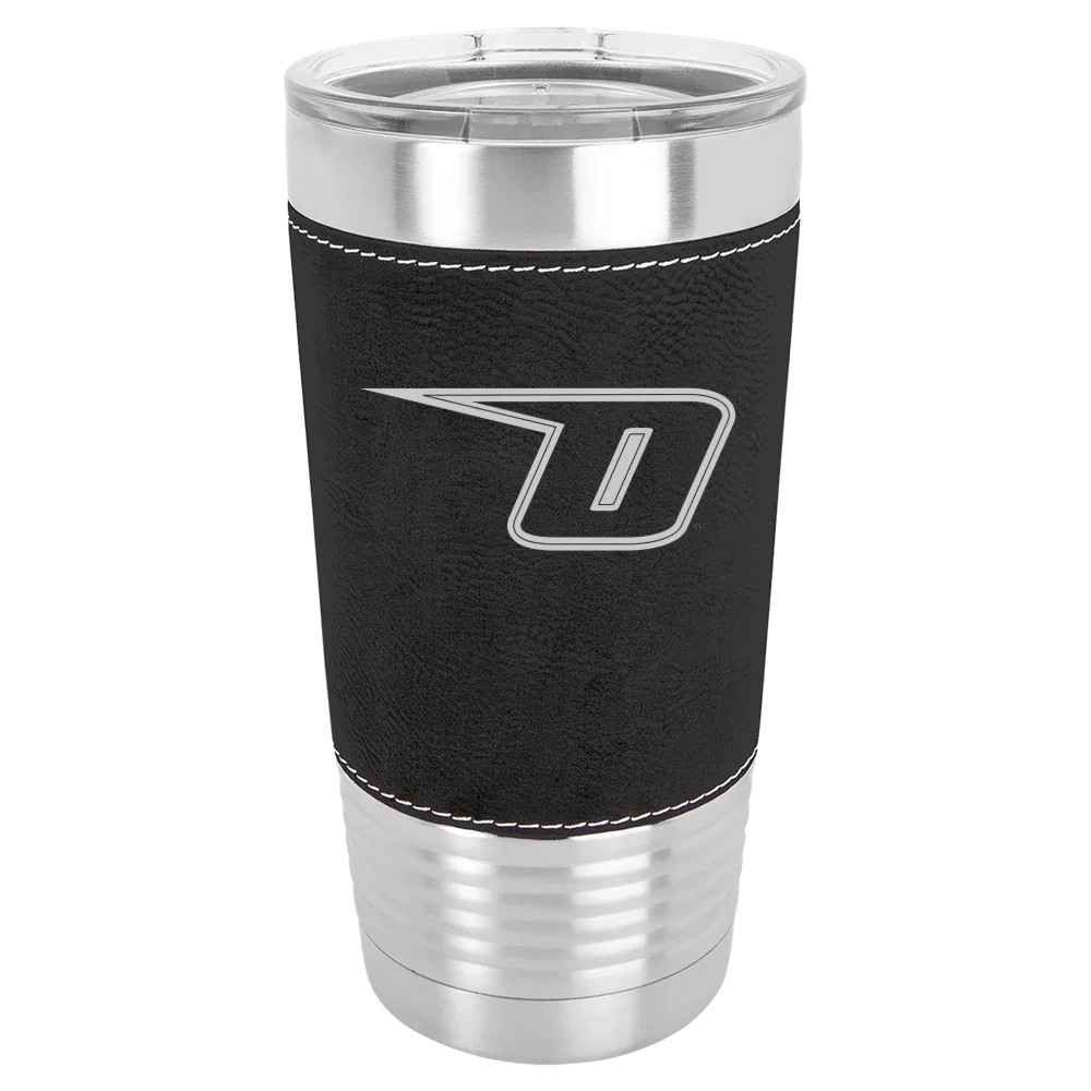 State University of New York at Oneonta Polar Camel 20 oz. Leatherette Grip Tumbler with Standard Lid