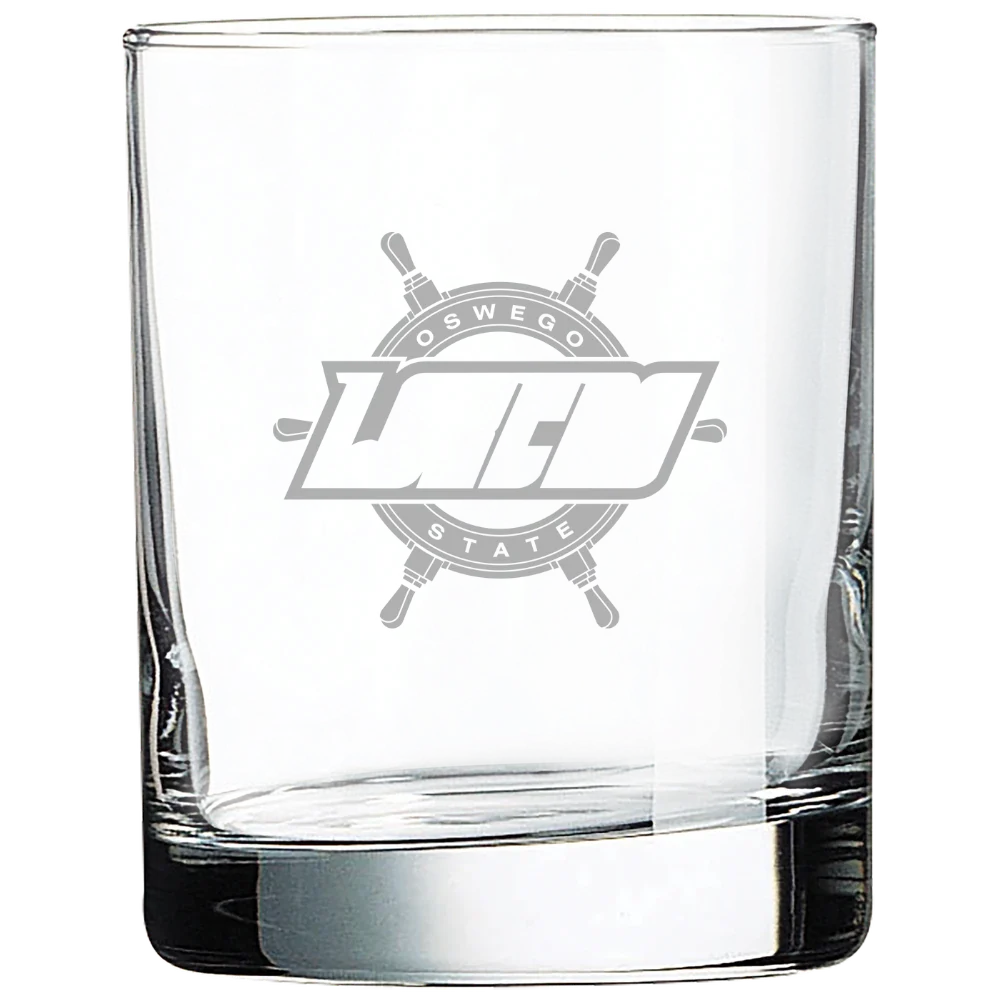 State University of New York at Oswego Polar Camel 10 1/2 oz. On The Rocks Glass