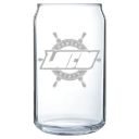 State University of New York at Oswego Polar Camel 16 oz. Can Glass