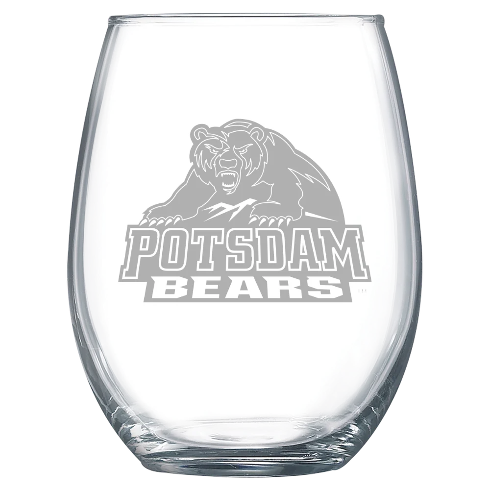 State University of New York at Potsdam Polar Camel 15 oz. Stemless Wine Glass