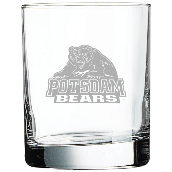 State University of New York at Potsdam Polar Camel 10 1/2 oz. On The Rocks Glass