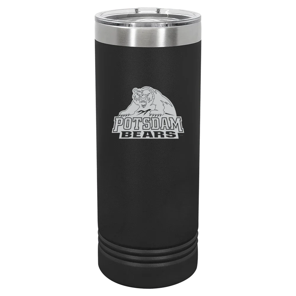 State University of New York at Potsdam Polar Camel 22 oz. Skinny Tumbler with Slider Lid