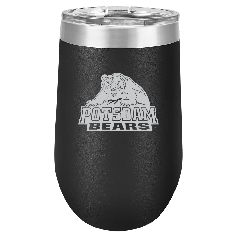 State University of New York at Potsdam Polar Camel 16 oz. Stemless Wine Tumbler
