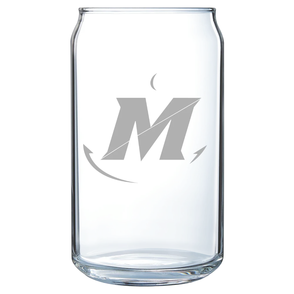 State University of New York Maritime College Polar Camel 16 oz. Can Glass