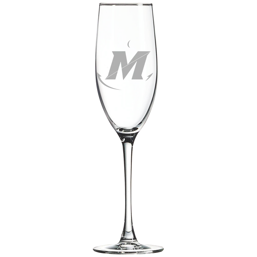 State University of New York Maritime College Polar Camel 8 oz. Champagne Flute