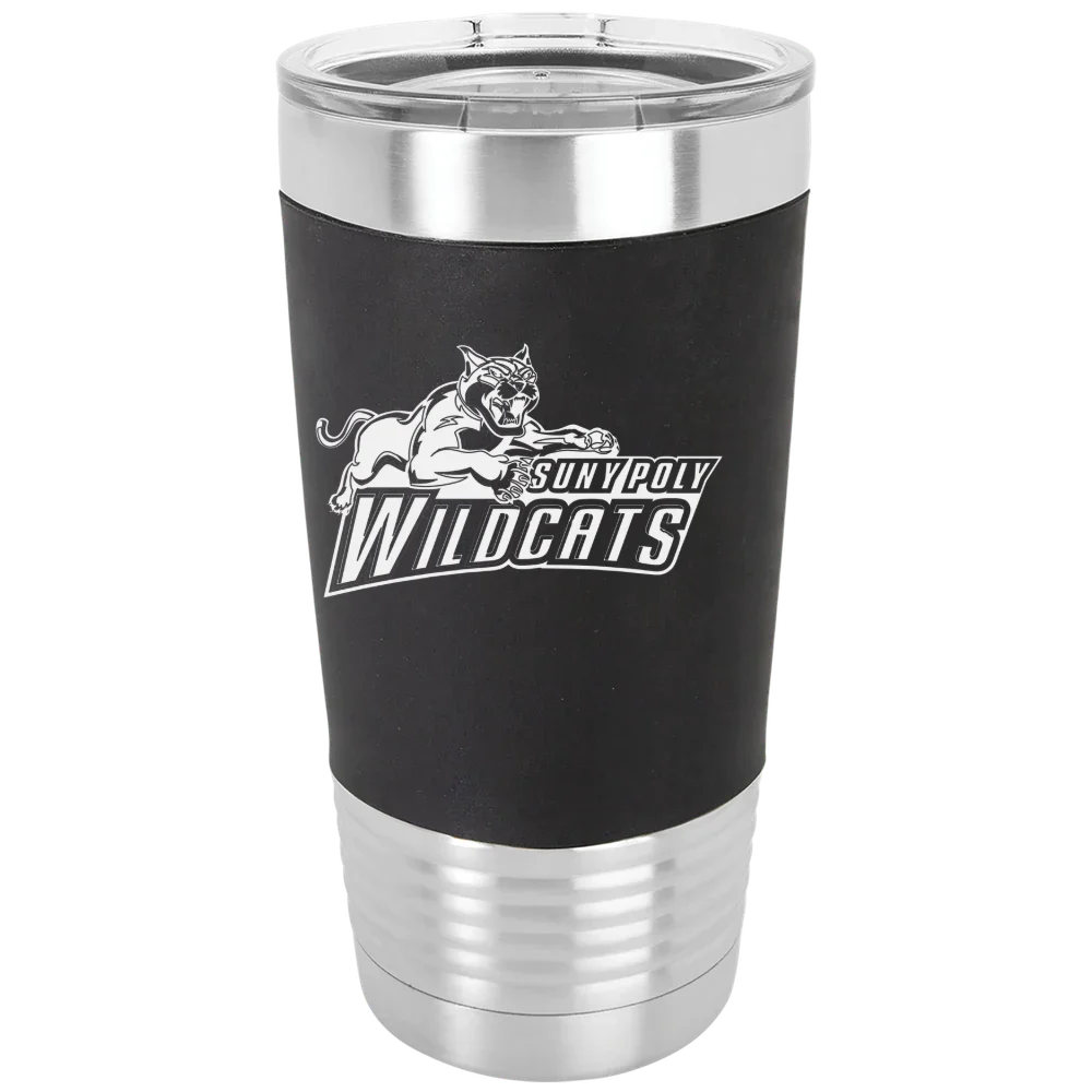 State University of New York Polytechnic Institute Polar Camel 20 oz. Silicone Grip Tumbler with Standard Lid