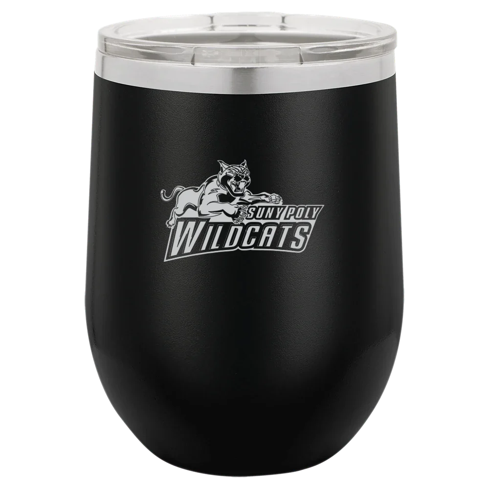 State University of New York Polytechnic Institute Polar Camel 12 oz. Stemless Wine Tumbler
