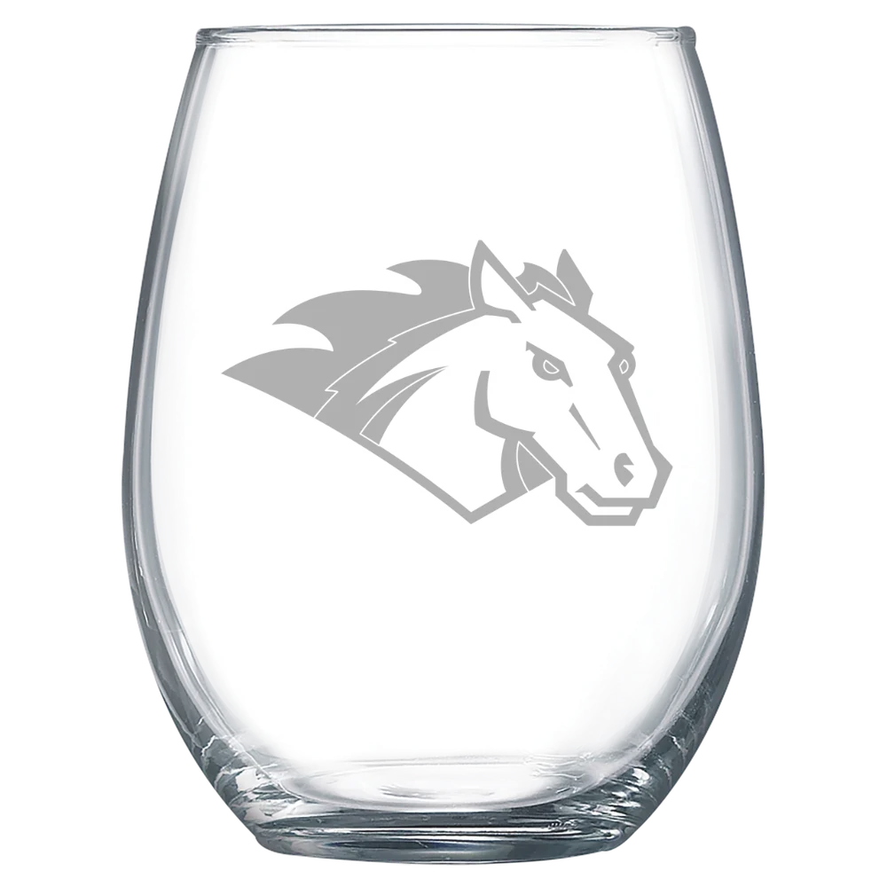Stevenson University Polar Camel 15 oz. Stemless Wine Glass