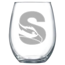 Stockton University Polar Camel 15 oz. Stemless Wine Glass