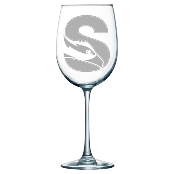 Stockton University Polar Camel 19 oz. Wine Glass