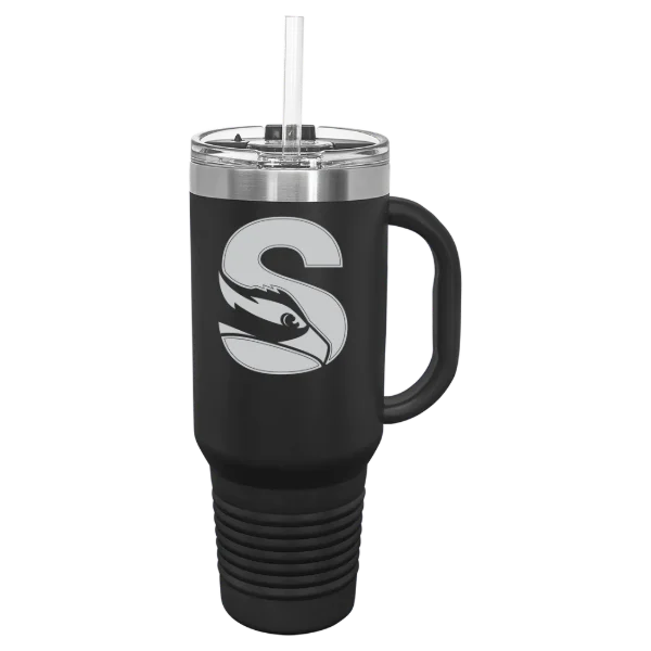 Stockton University Polar Camel 40 oz. Travel Mug with Snap Lid & Straw
