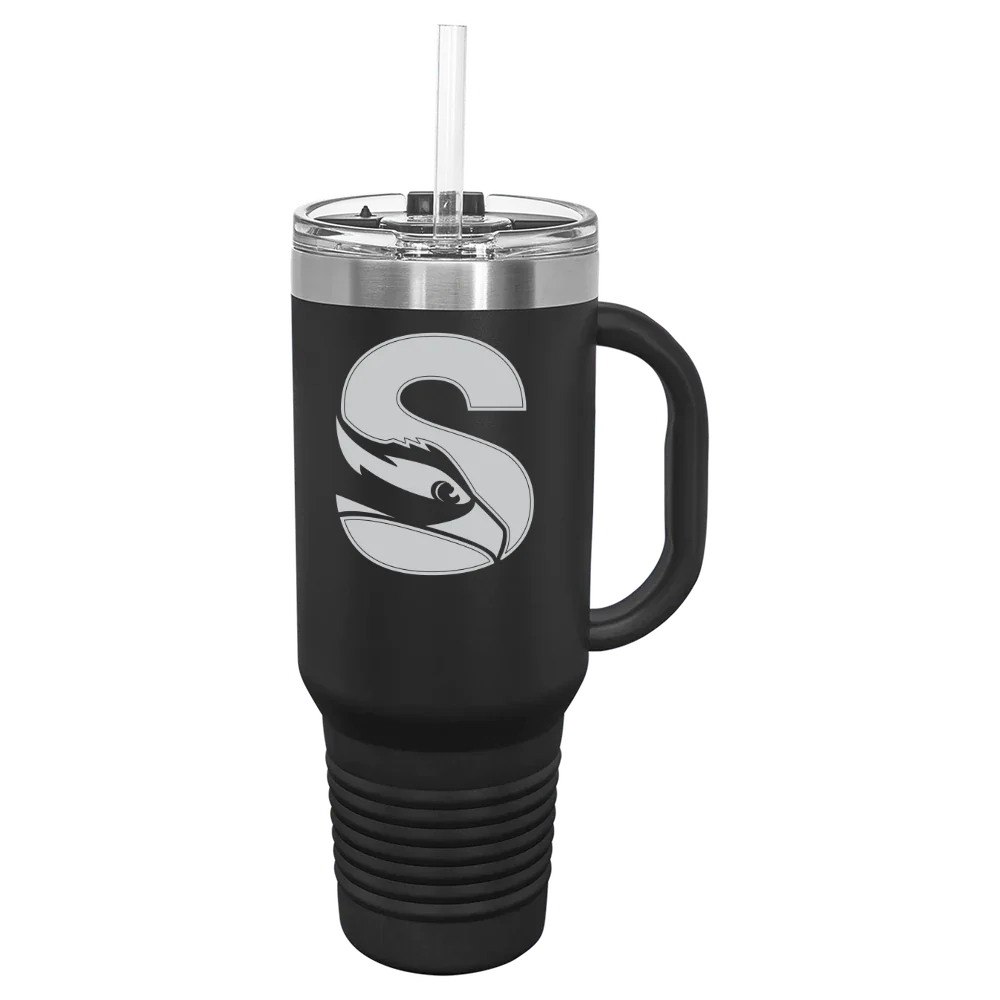 Stockton University Polar Camel 40 oz. Travel Mug with Snap Lid & Straw