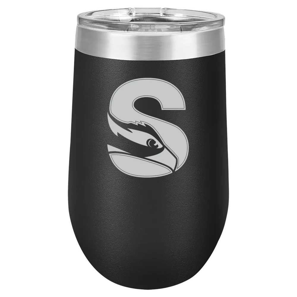 Stockton University Polar Camel 16 oz. Stemless Wine Tumbler