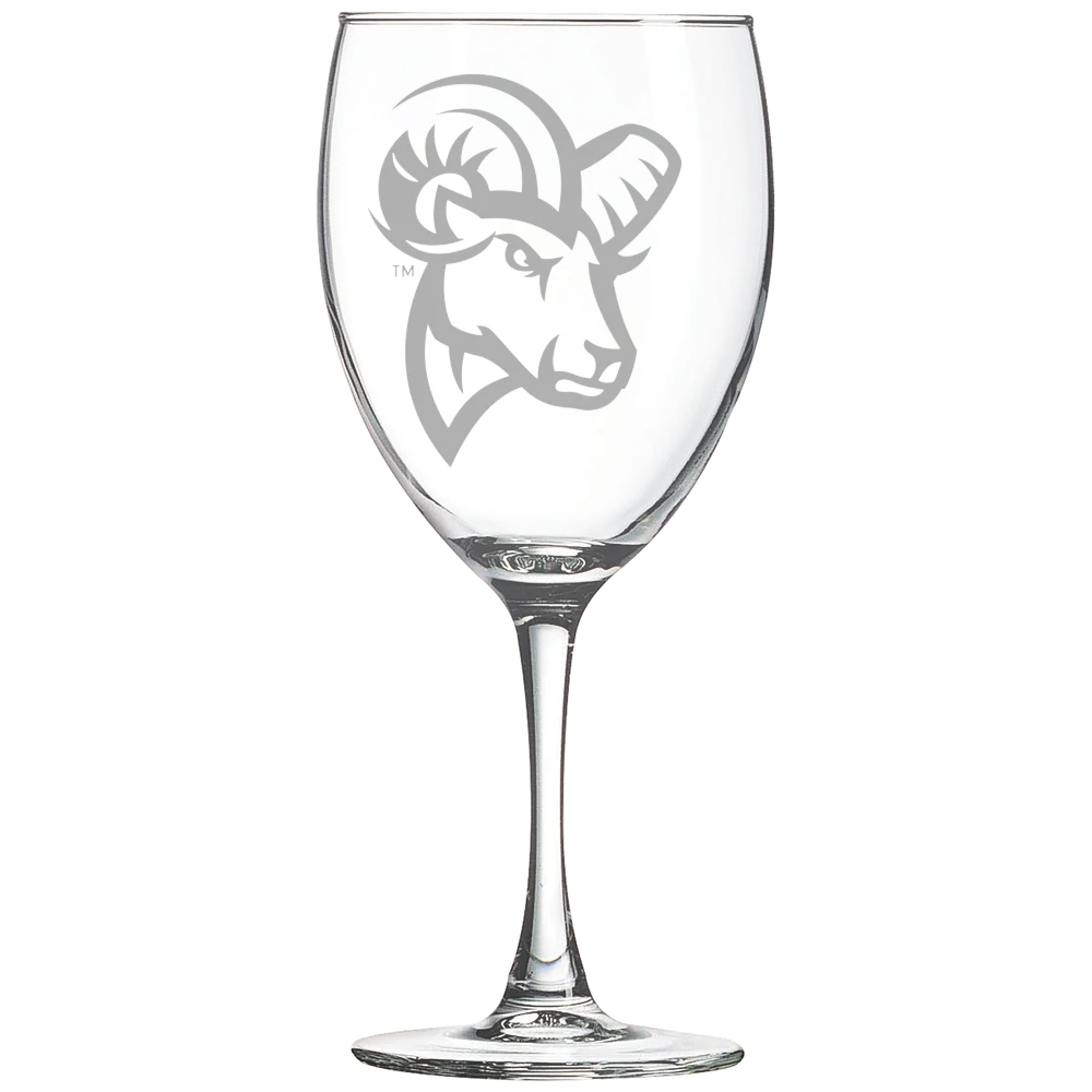 Suffolk University Polar Camel 10 1/2 oz. Wine Glass
