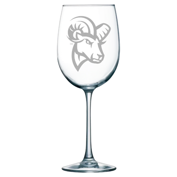 Suffolk University Polar Camel 19 oz. Wine Glass