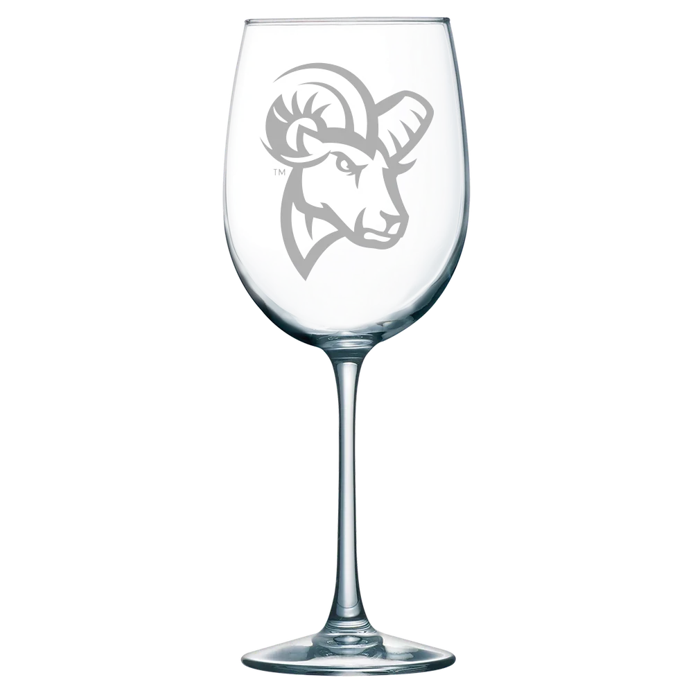 Suffolk University Polar Camel 19 oz. Wine Glass