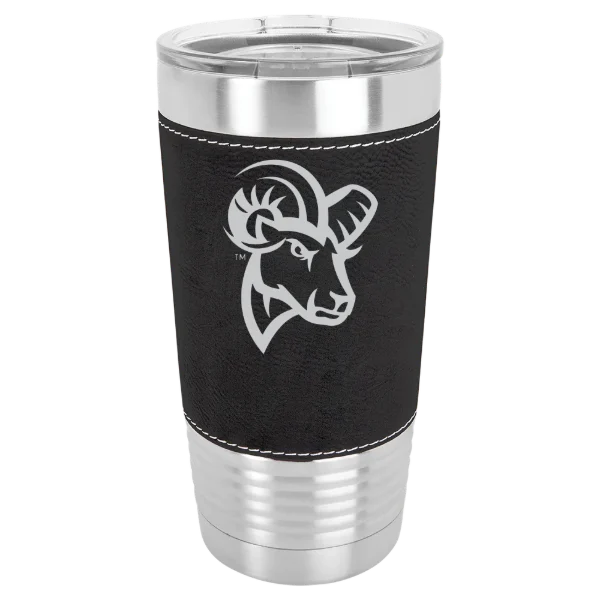 Suffolk University Polar Camel 20 oz. Leatherette Grip Tumbler with Standard Lid