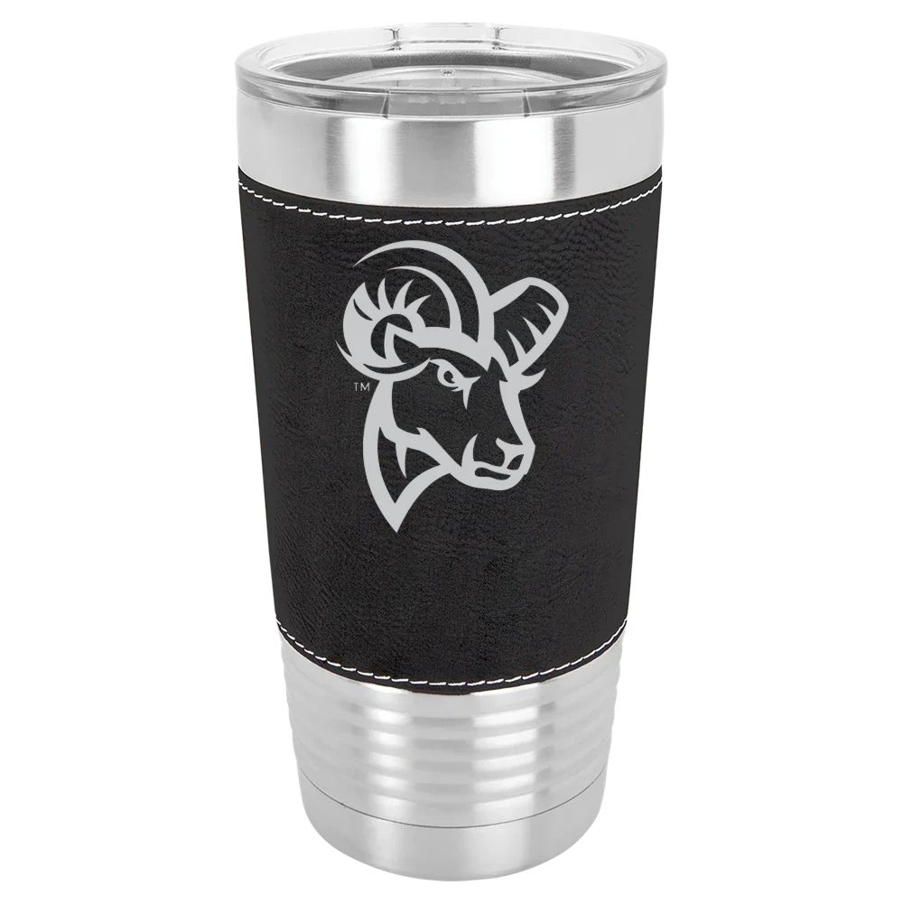 Suffolk University Polar Camel 20 oz. Leatherette Grip Tumbler with Standard Lid