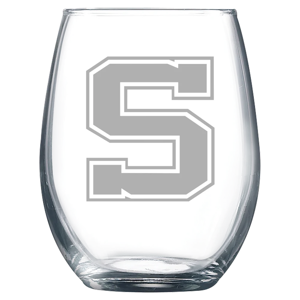 Swarthmore College Polar Camel 9 oz. Stemless Wine Glass