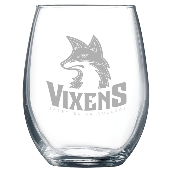Sweet Briar College Polar Camel 9 oz. Stemless Wine Glass