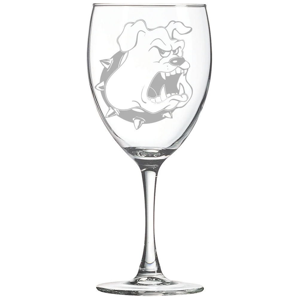 Texas Lutheran University Polar Camel 10 1/2 oz. Wine Glass