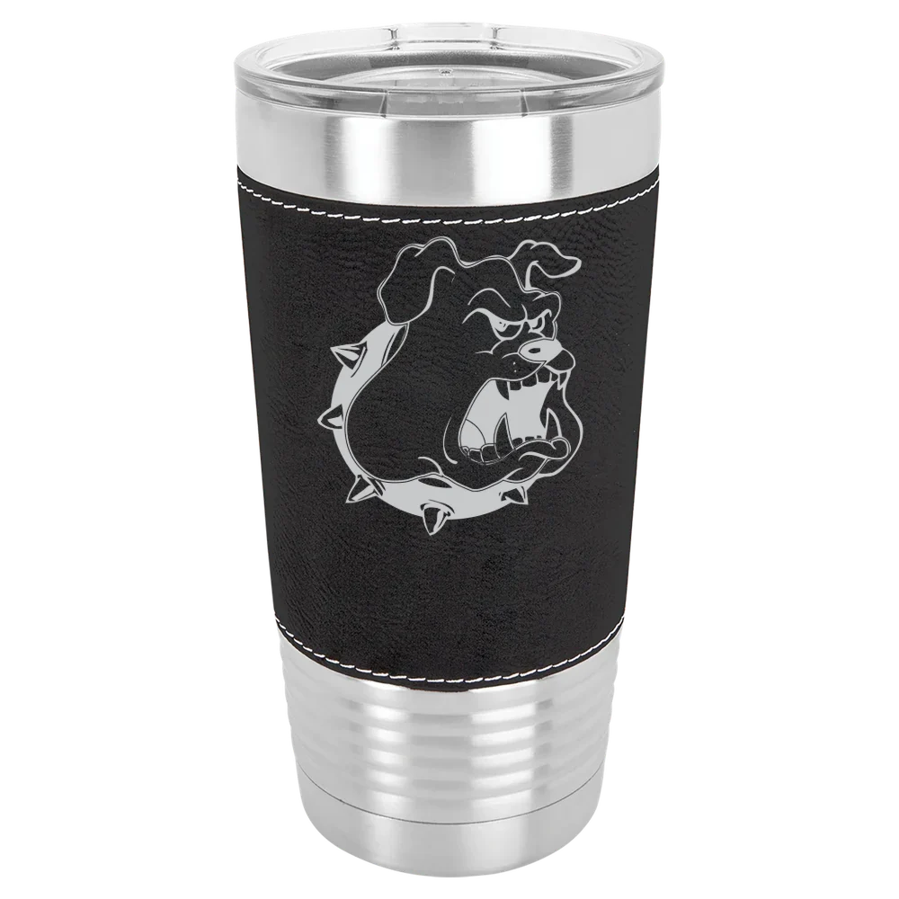 Texas Lutheran University Polar Camel 20 oz. Leatherette Grip Tumbler with Standard Lid