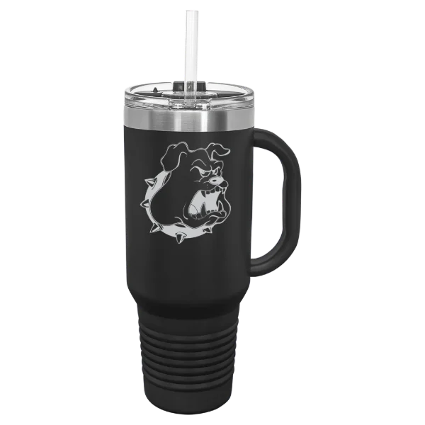 Texas Lutheran University Polar Camel 40 oz. Travel Mug with Snap Lid & Straw